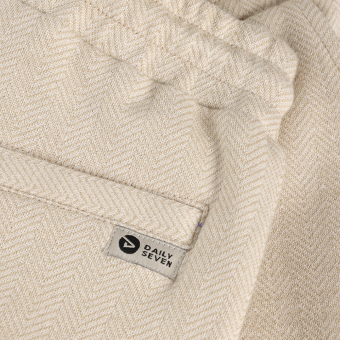 Daily7 Herringbone Pants Latte Sand