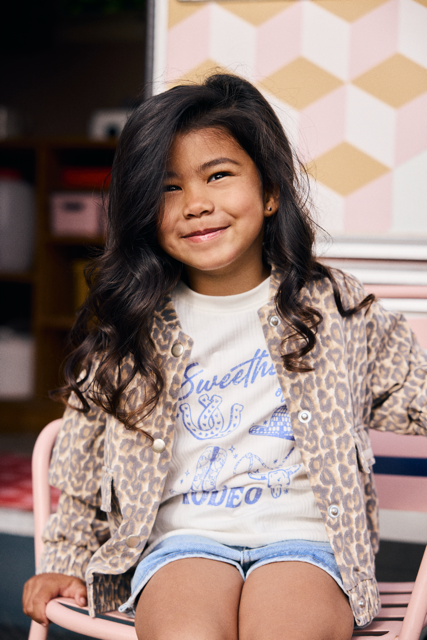 Daily7 Sweat Jacket Print Sandshell