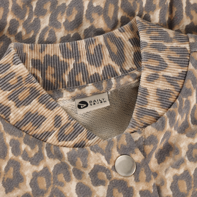 Daily7 Sweat Jacket Print Sandshell