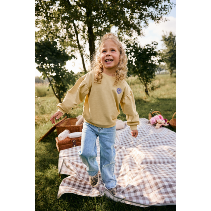 Daily7 Sweater Print Reed Yellow