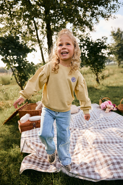 Daily7 Sweater Print Reed Yellow