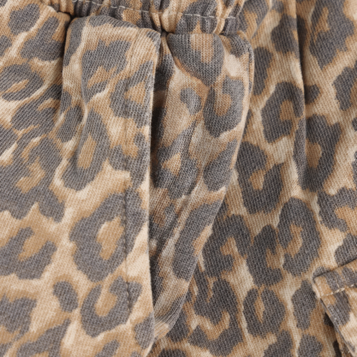 Daily7 Wide Cargo Pants Print Sandshell