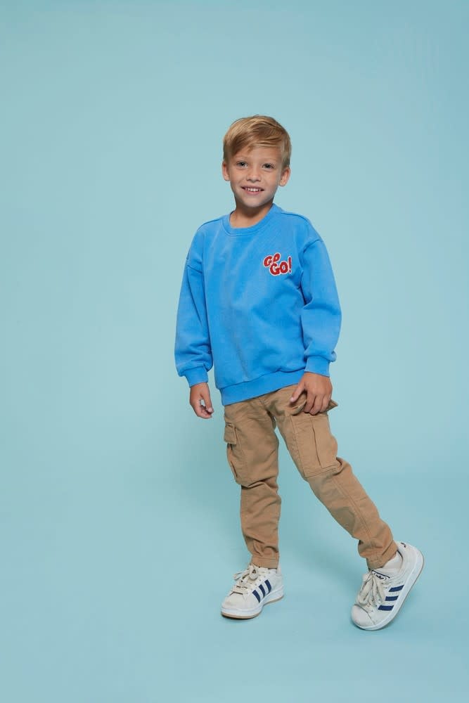 Sturdy Sweater oversized Blauw - Run the Day