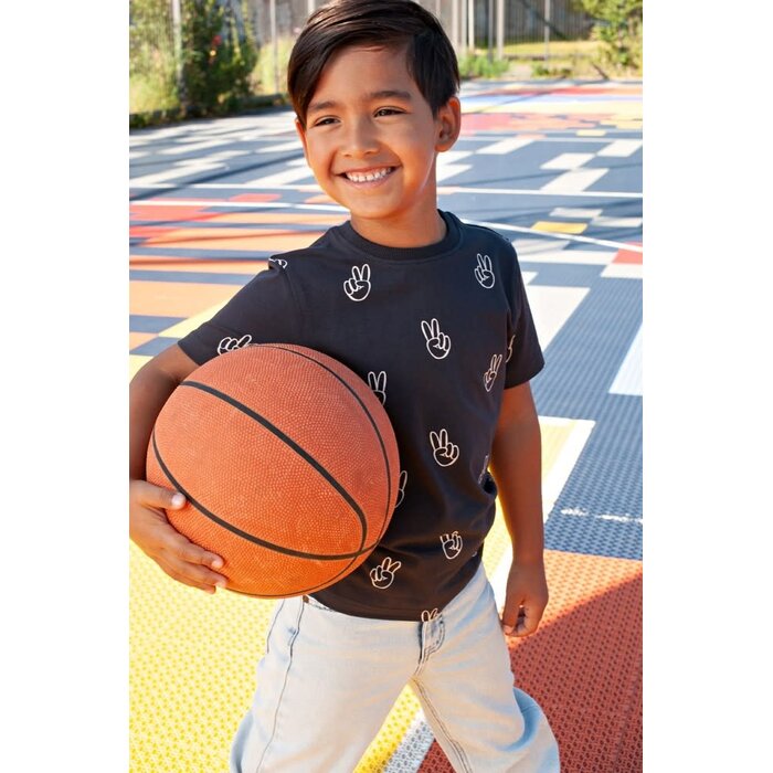 Sturdy T-shirt AOP Antraciet - Run the Day