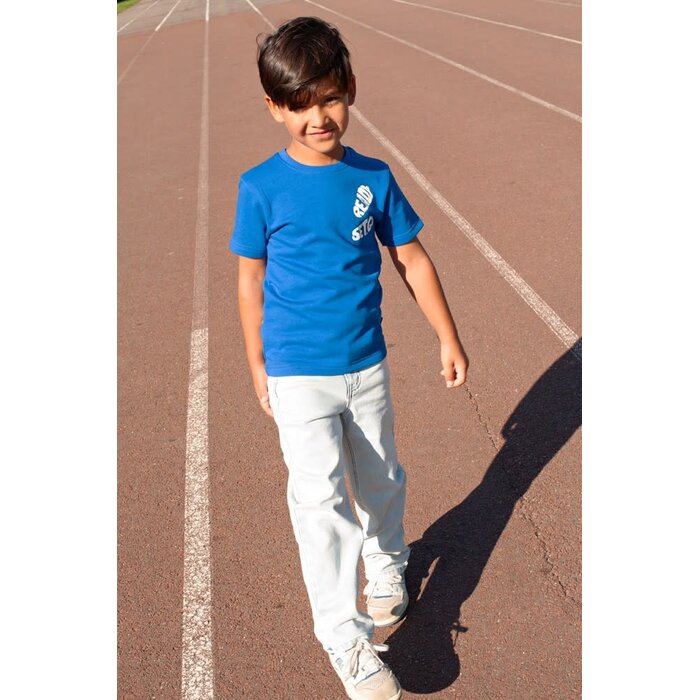 Sturdy T-shirt Kobalt - Run the Day