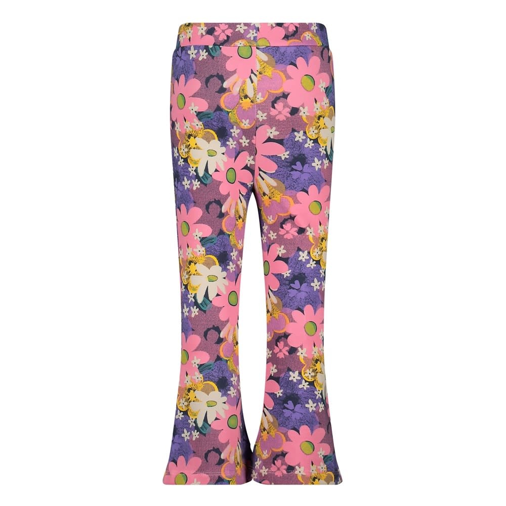 Jubel Flared broek AOP Roze - Rolling into Spring