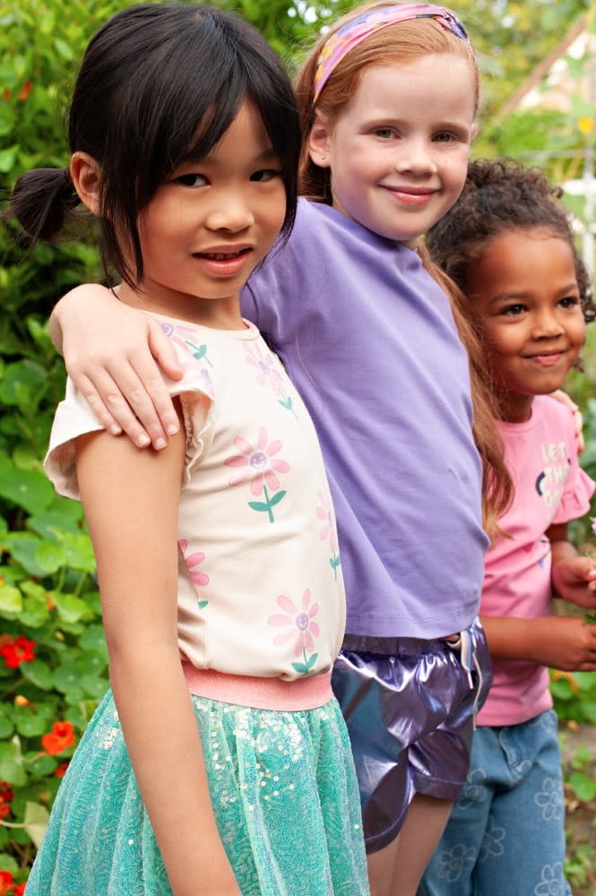 Jubel Jeans wide leg AOP L.blauw denim - Rolling into Spring