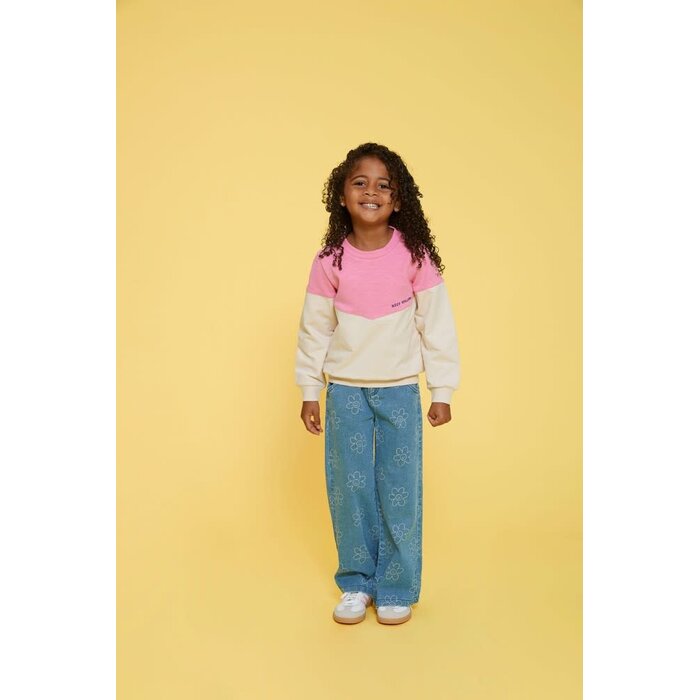 Jubel Jeans wide leg AOP L.blauw denim - Rolling into Spring