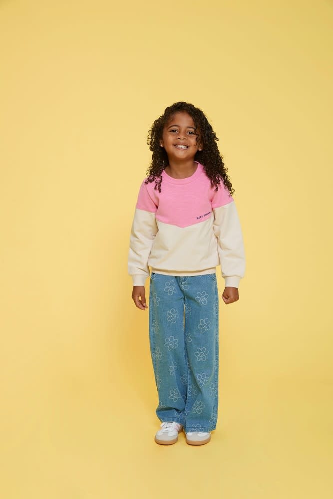 Jubel Jeans wide leg AOP L.blauw denim - Rolling into Spring