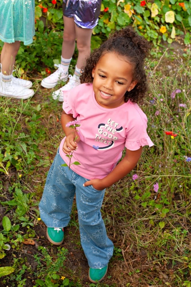 Jubel Jeans wide leg AOP L.blauw denim - Rolling into Spring