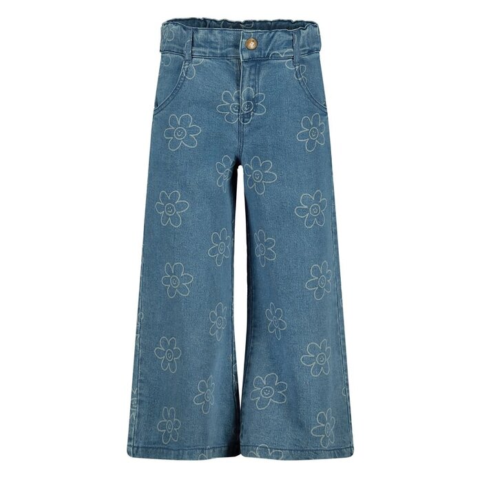 Jubel Jeans wide leg AOP L.blauw denim - Rolling into Spring