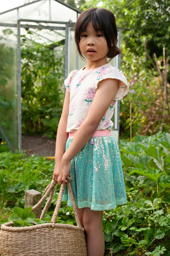 Jubel Pailetten rok Groen - Rolling into Spring