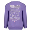 Sweater met backprint Paars - Rolling into Spring