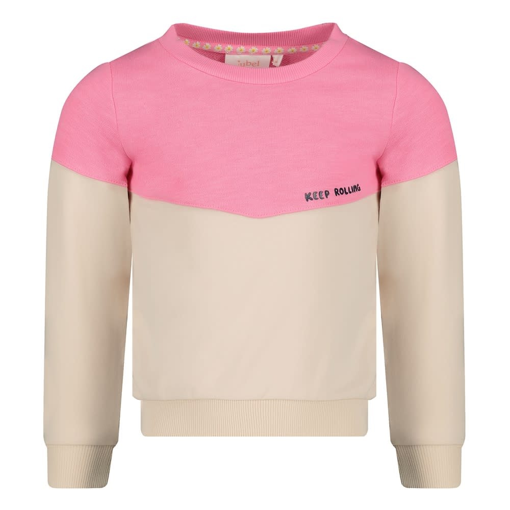 Jubel Sweater Roze - Rolling into Spring
