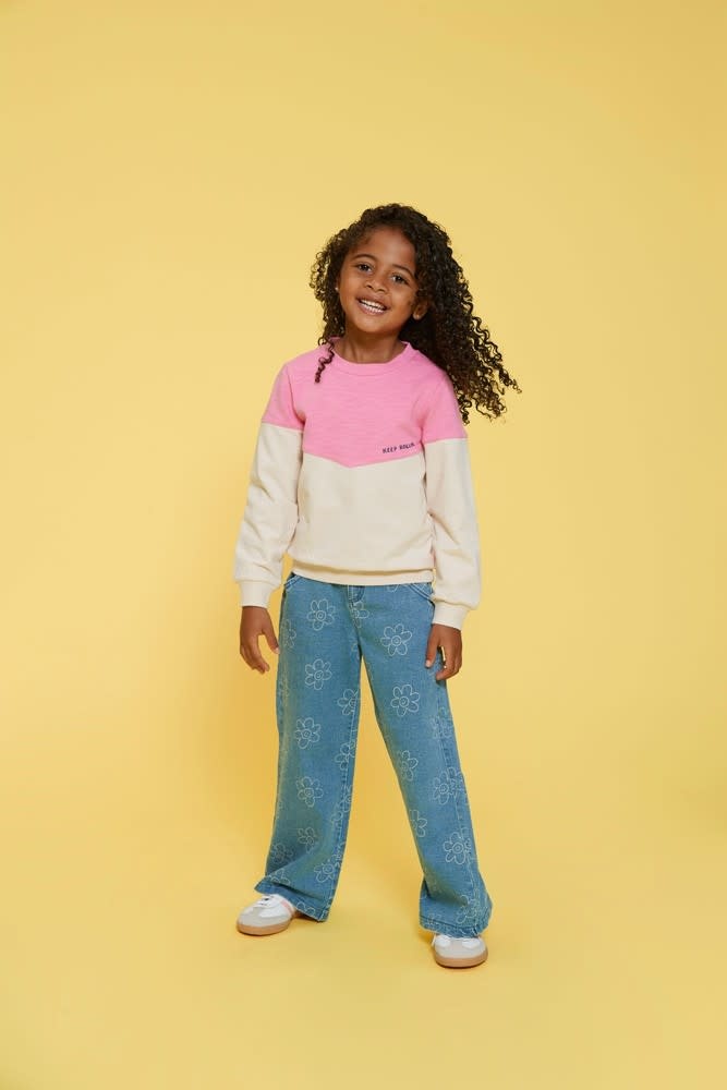 Jubel Sweater Roze - Rolling into Spring