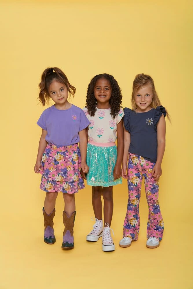 Jubel T-shirt AOP Offwhite - Rolling into Spring