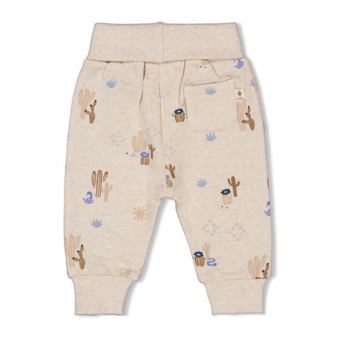 Feetje Broek AOP Offwhite melange - Sssiesta