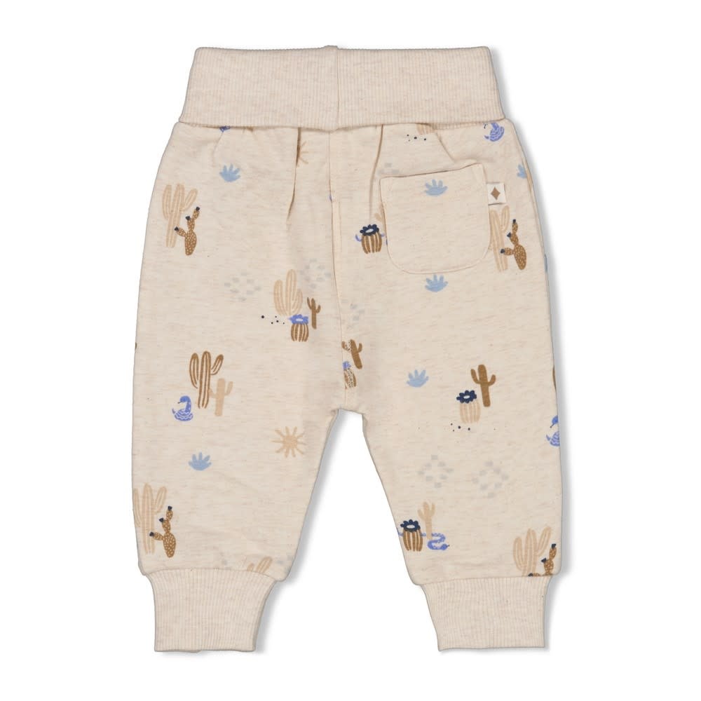 Feetje Broek AOP Offwhite melange - Sssiesta