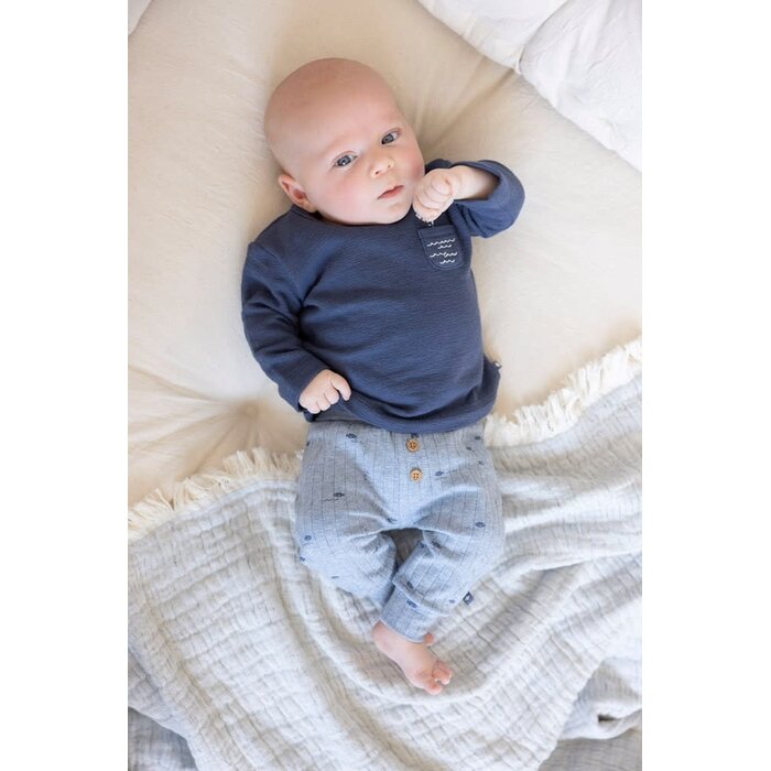 Feetje Longsleeve Indigo - Blue Ocean