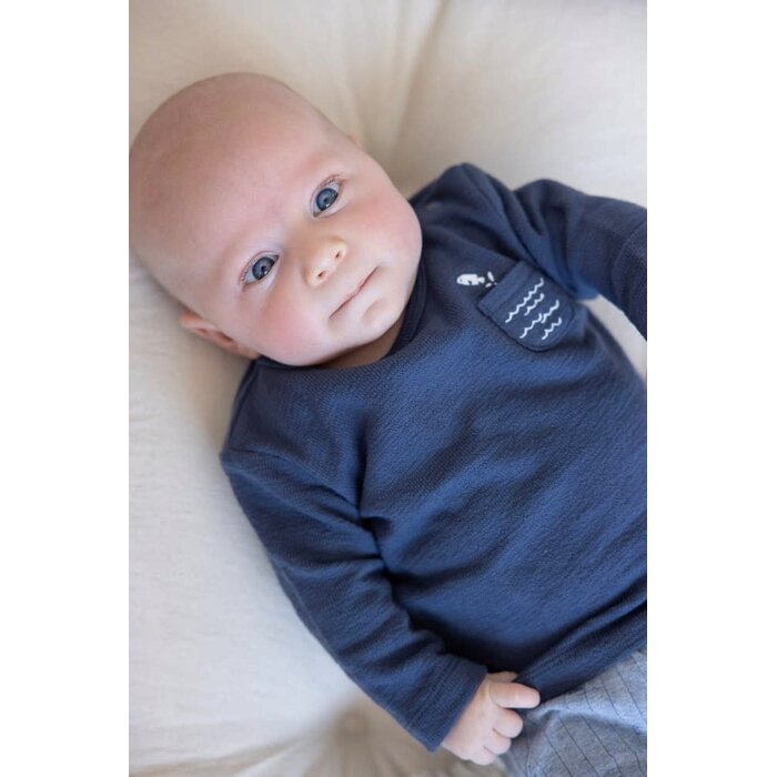 Feetje Longsleeve Indigo - Blue Ocean