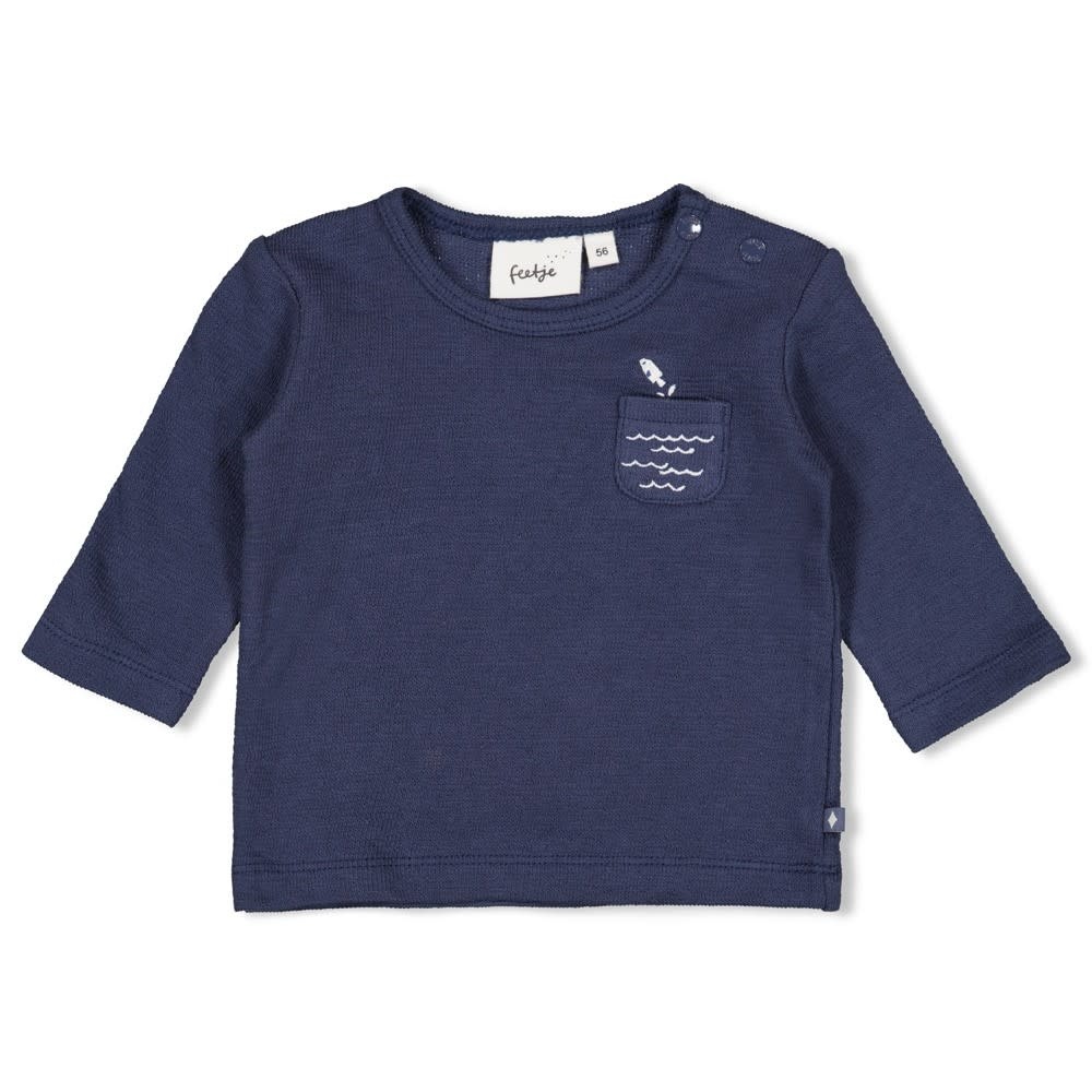 Feetje Longsleeve Indigo - Blue Ocean