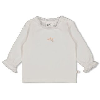 Feetje Longsleeve Offwhite - Delicate Flower