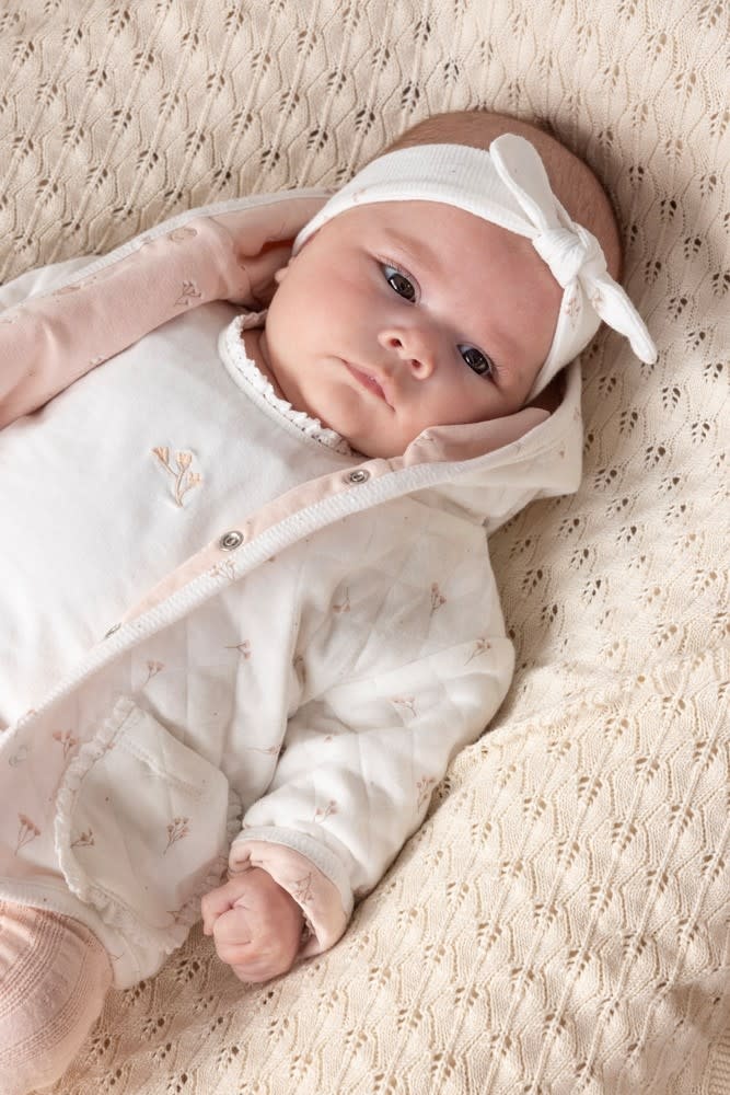 Feetje Longsleeve Offwhite - Delicate Flower