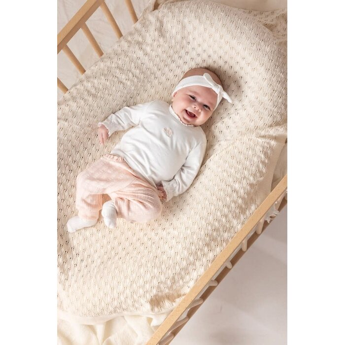 Feetje Longsleeve Offwhite - Delicate Flower