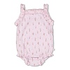Romper pointelle rib AOP Lila - Flower Ranch