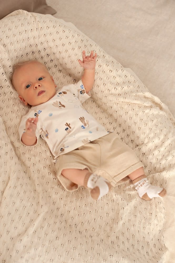 Feetje T-shirt AOP Offwhite - Sssiesta