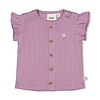 Top pointelle rib Violet - Flower Ranch