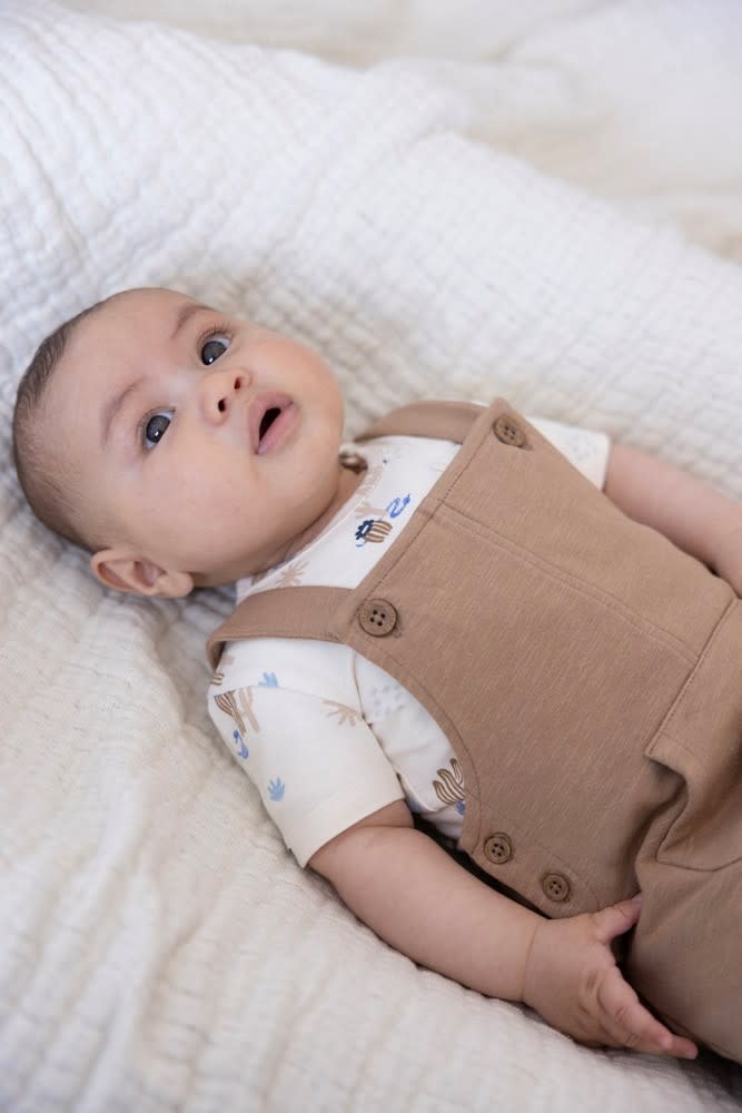 Feetje Tuinbroek kort Camel - Sssiesta