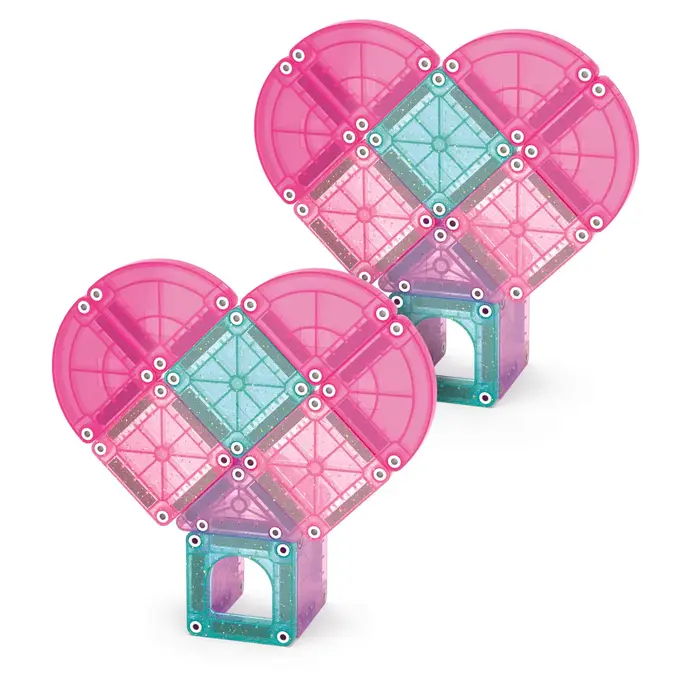 Magna-Tiles MAGNA - TILES® microMAGS Heart to Heart 26 Piece Travel Set