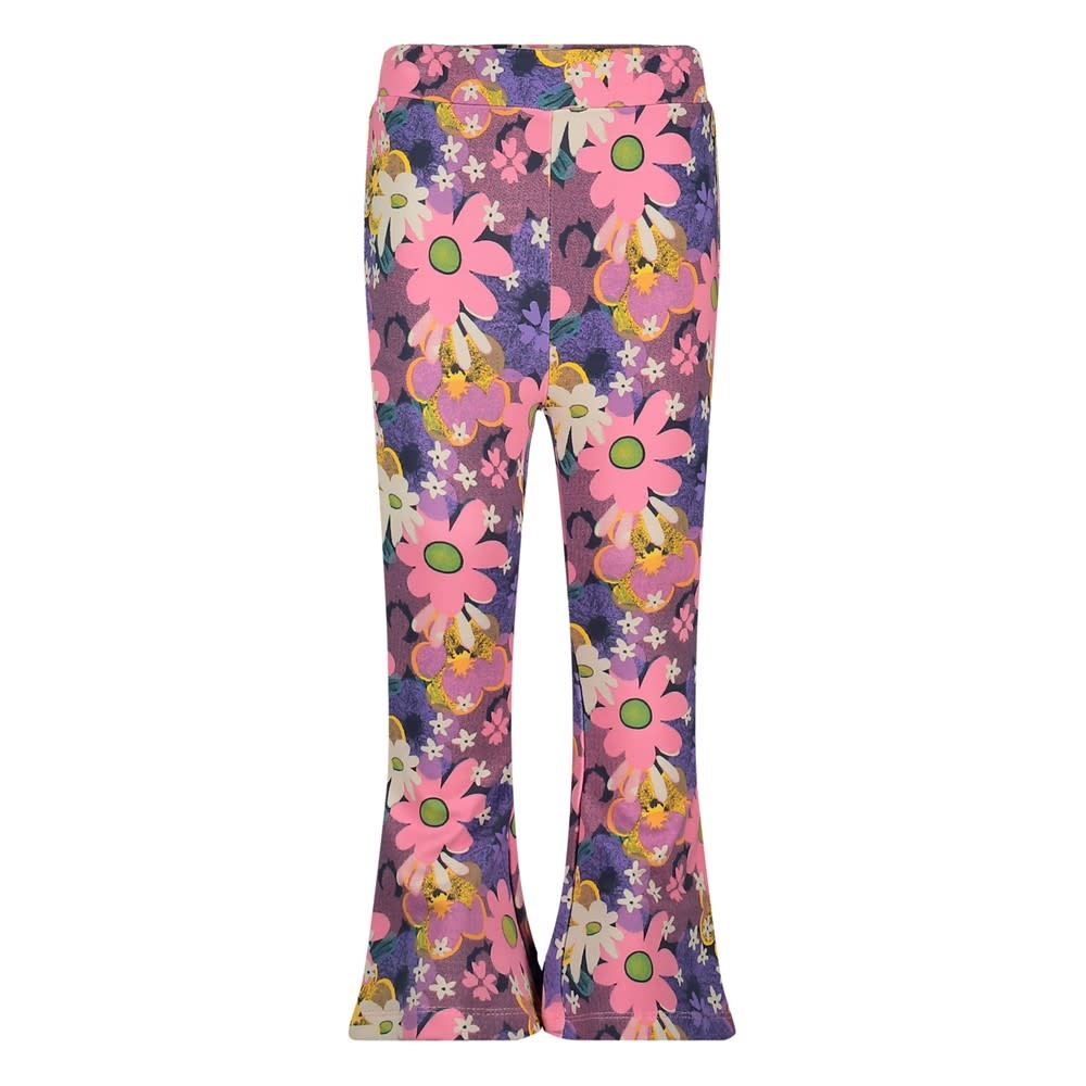 Jubel Flared broek AOP Roze - Rolling into Spring