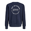 JJEDOVER GRAPHIC SWEAT CREW NECK MNI Navy