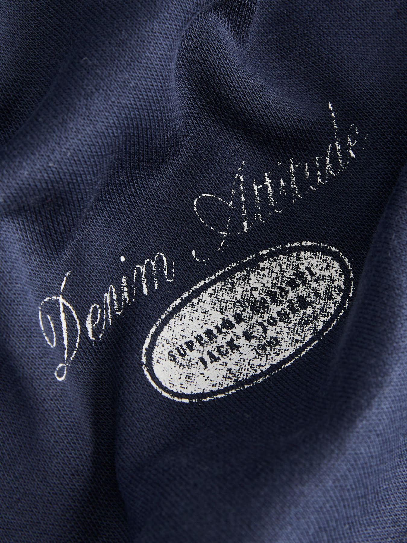 Jack & Jones JJEDOVER GRAPHIC SWEAT CREW NECK MNI Navy