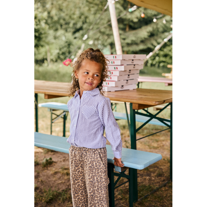 Daily7 Shirt Longsleeve Stripe Lolite