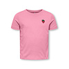 KMGVEGA LIFE SS REG EMB TEE Pink