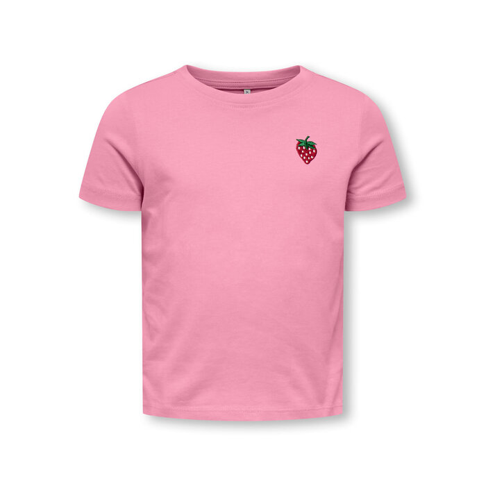 Kids Only KMGVEGA LIFE SS REG EMB TEE Pink