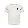KMGVEGA LIFE SS REG EMB TEE White