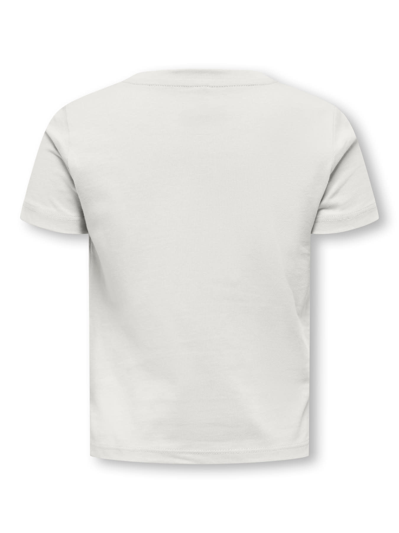 Kids Only KMGVEGA LIFE SS REG EMB TEE White