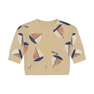 Noppies Sweater LS AOP Egret