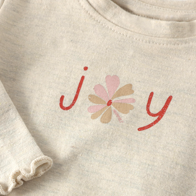 Noppies Tee LS Oatmeal Melange