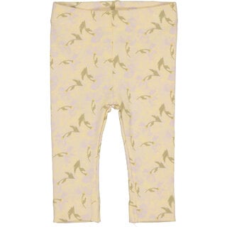 Levv Pants LNBS26MARIT AOP Yellow Flower