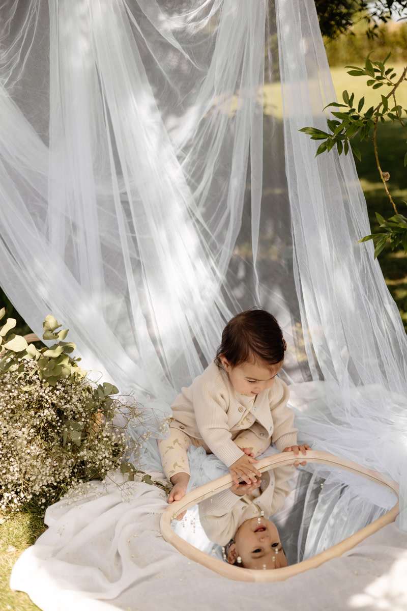 Levv Pants LNBS26MARIT AOP Yellow Flower