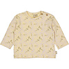 Shirt LNBS26MANDY AOP Yellow Flower
