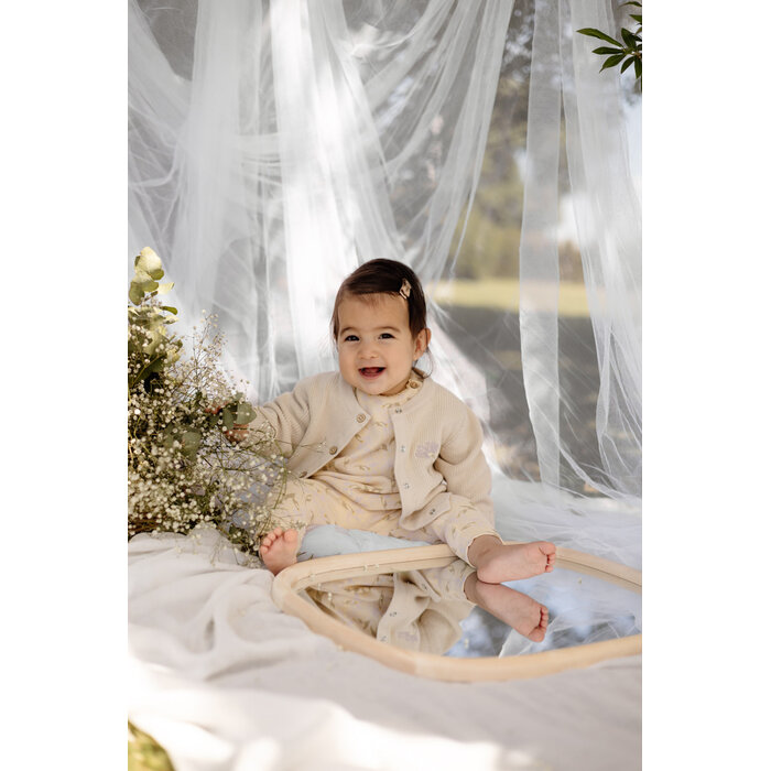 Levv Shirt LNBS26MANDY AOP Yellow Flower