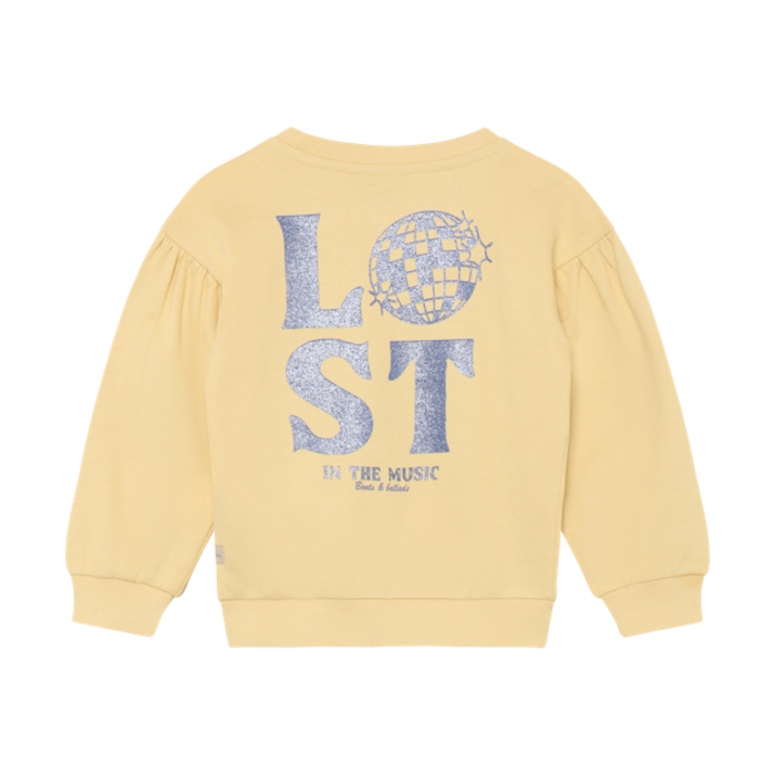 Daily7 Sweater Print Reed Yellow