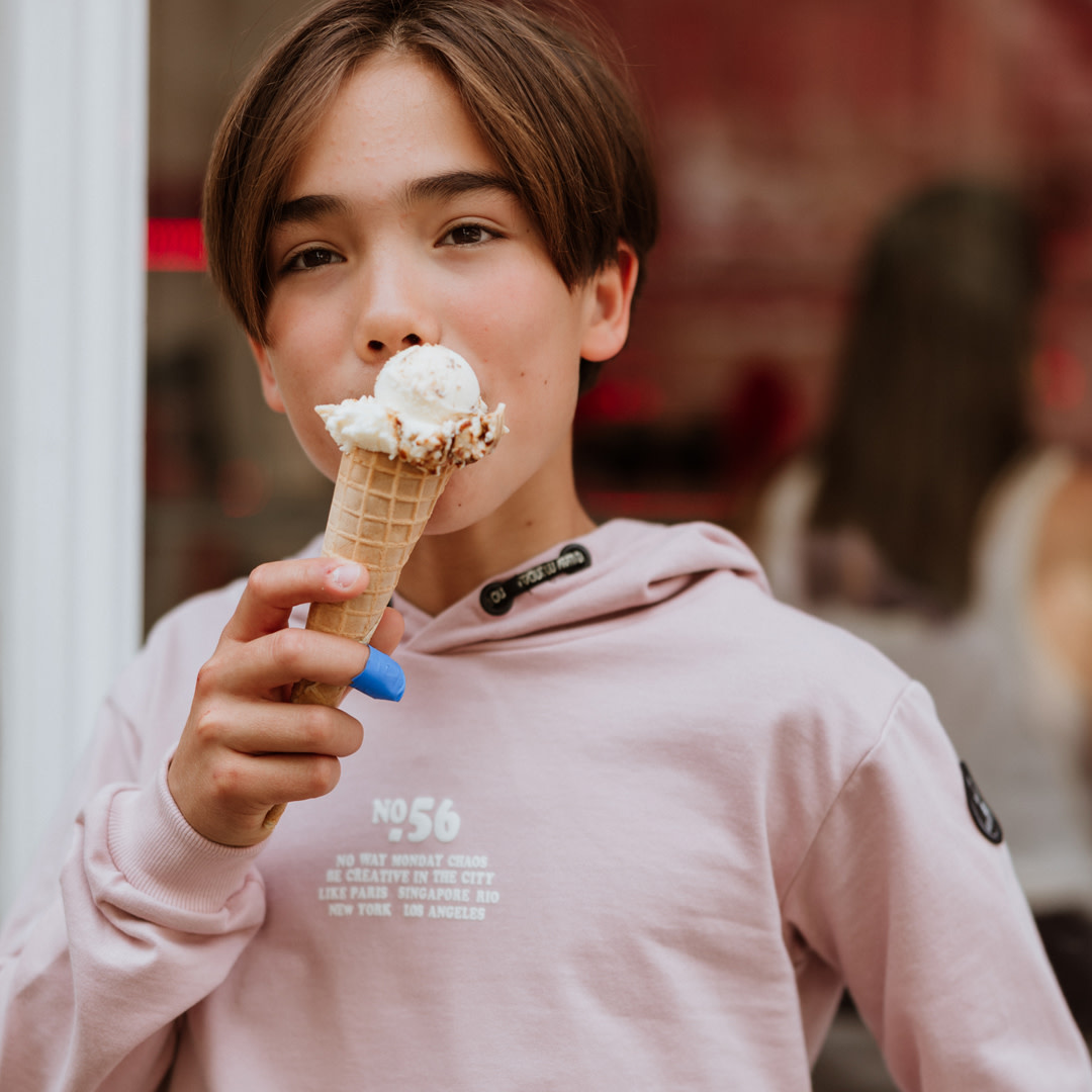 No Way Monday Hoodie Light pink