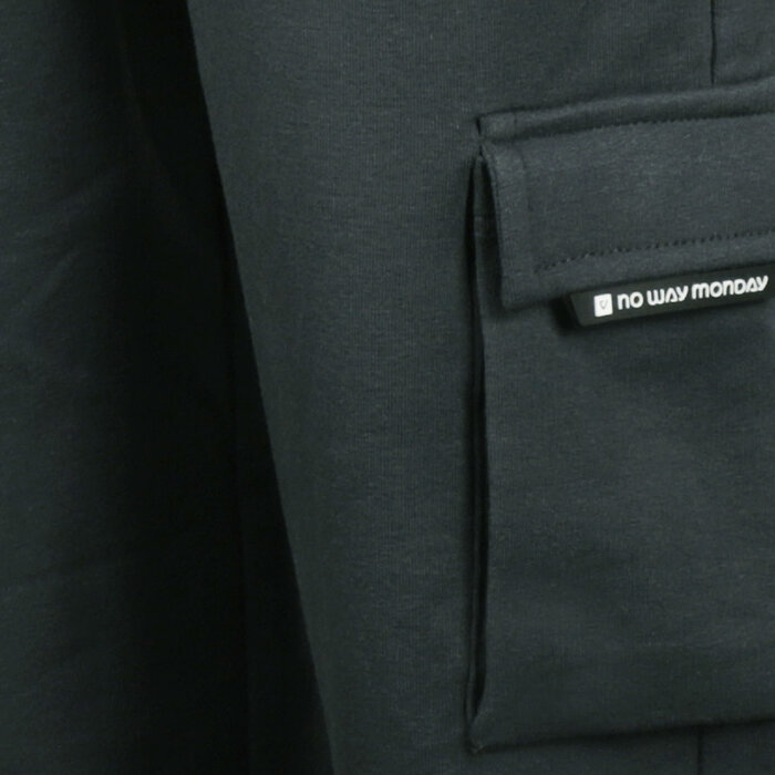 No Way Monday Jogging trousers, loose fit, cargo Anthracite